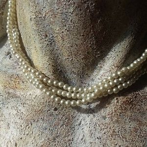 40's Multi Strand Vintage Necklace